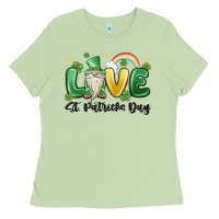 Matcha love st. patricks day gnome Ladies Tee - MaliasSmallBusiness