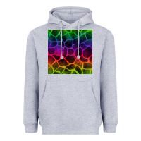 Heather Grey colorful giraffe seamless pattern Heavyweight Hoodie - BundleAndBundleShop