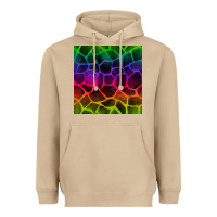 Mushroom colorful giraffe seamless pattern Heavyweight Hoodie - BundleAndBundleShop