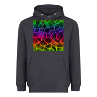 Smoke colorful giraffe seamless pattern Heavyweight Hoodie - BundleAndBundleShop