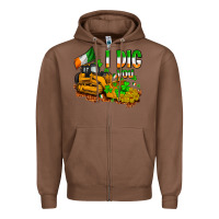 Chestnut I dig you St. Patrick's Zipper Hoodie - OliviaCreatesArt