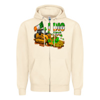 Sandshell I dig you St. Patrick's Zipper Hoodie - OliviaCreatesArt