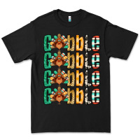 Black Gobble till you wobble Thanksgiving turkey Premium Tee - NancyCooperArtShop