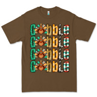 Cacao Gobble till you wobble Thanksgiving turkey Premium Tee - NancyCooperArtShop