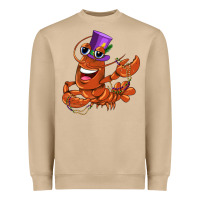 Mushroom mardi gras crawfish Heavyweight Sweatshirt - CowGirlArtShop