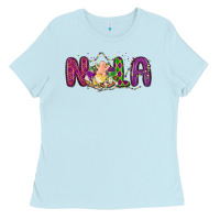 Baby Blue nola cake mardi gras Ladies Tee - MaliasSmallBusiness