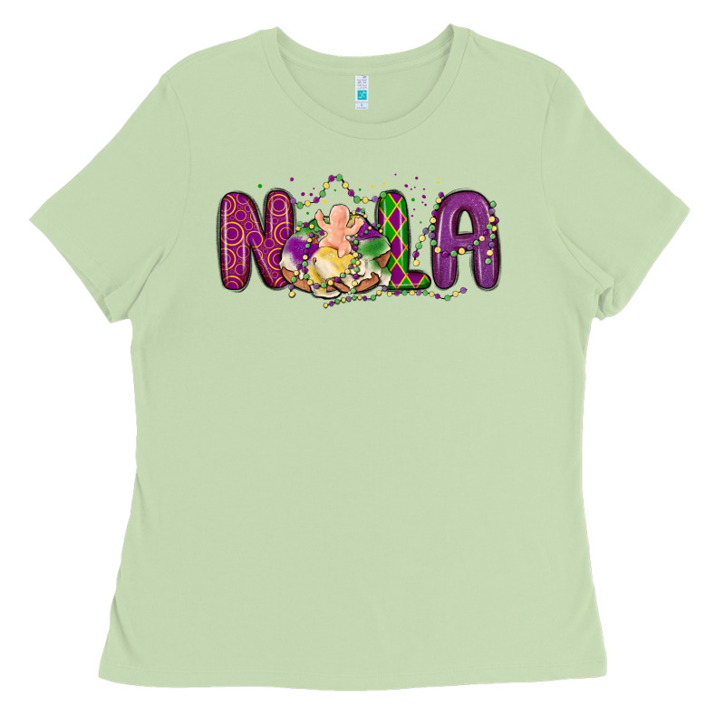 Nola Cake Mardi Gras Ladies Tee by MaliasSmallBusiness | Teevron
