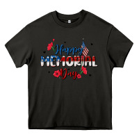 Asphalt happy memorial day Heavy Core Tee - MaliasSmallBusiness