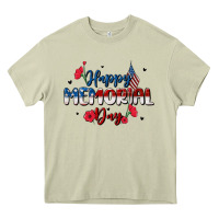Mossy happy memorial day Heavy Core Tee - MaliasSmallBusiness
