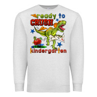 Oatmeal Heather ready to crush kindergarten Premium Sweatshirt - BundleAndBundleShop