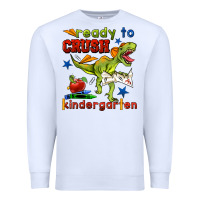 White ready to crush kindergarten Premium Sweatshirt - BundleAndBundleShop