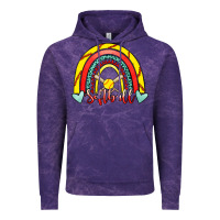 Cloud Purple Softball Rainbow Vintage Hoodie - RanaPortraitStore