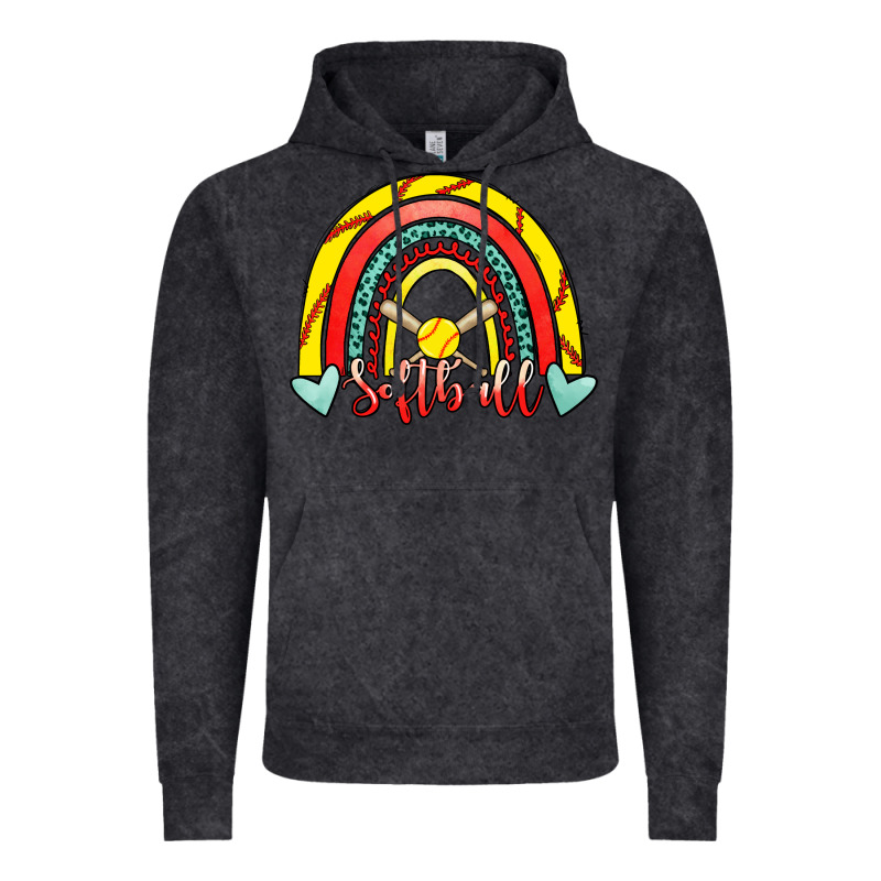 Softball Rainbow Vintage Hoodie by RanaPortraitStore | Teevron
