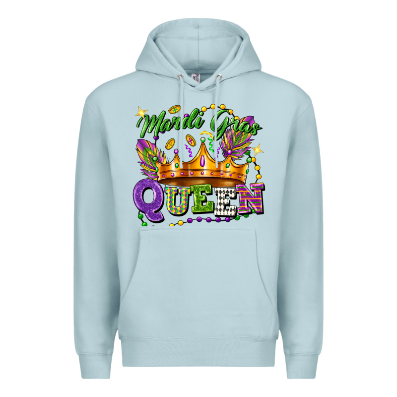 Mardi Gras Queen Premium Hoodie by FaDigitalArtStudio | Teevron