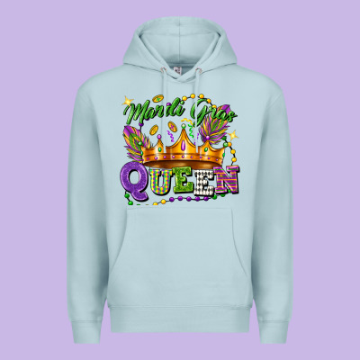 Mardi Gras Queen Premium Hoodie Designed By Fadigitalartstudio