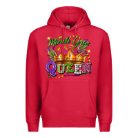 Cardinal mardi gras queen Premium Hoodie - FaDigitalArtStudio