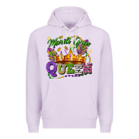 Lilac mardi gras queen Premium Hoodie - FaDigitalArtStudio