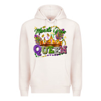 Pale Pink mardi gras queen Premium Hoodie - FaDigitalArtStudio