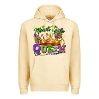 Pina Colada mardi gras queen Premium Hoodie - FaDigitalArtStudio