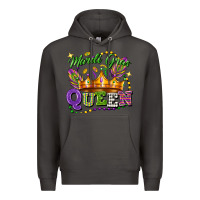 Smoke mardi gras queen Premium Hoodie - FaDigitalArtStudio
