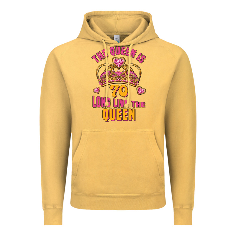 The Queen Is 70 Long Live The Queen Vintage Hoodie by Jasminsmagicworld | Teevron