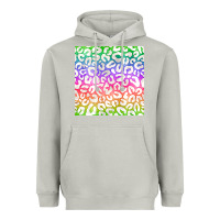Moon Dust watercolor rainbow leopard seamless pattern Heavyweight Hoodie - BundleAndBundleShop