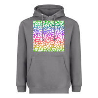 Storm watercolor rainbow leopard seamless pattern Heavyweight Hoodie - BundleAndBundleShop