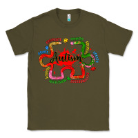 Army Green autism teacher pencil Classic Tee - Artiststas