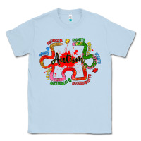 Dusty Blue autism teacher pencil Classic Tee - Artiststas