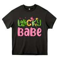 Asphalt lucky babe st patrick s day Heavy Core Tee - MaliasSmallBusiness