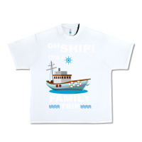 White Oh Ship, It's My Birthday Urban Heavy Tee - Bettercallsaul