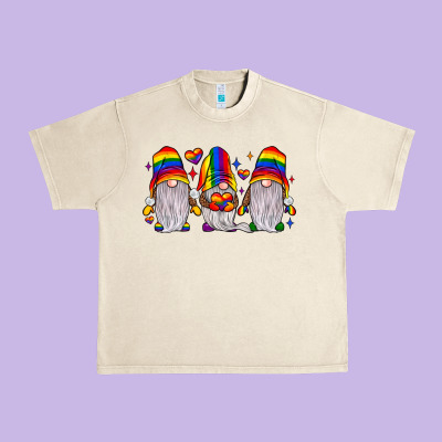 Pride Gnome Urban Heavy Tee Designed By Jahusdesignshop