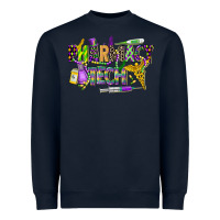 Navy mardi gras pharmacy tech Heavyweight Sweatshirt - CowGirlArtShop