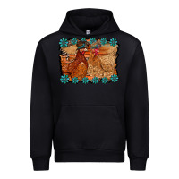 Black chicken western Urban Hoodie - RacoonDesign