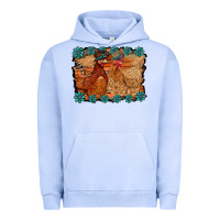 Pigment Grape Ice chicken western Urban Hoodie - RacoonDesign