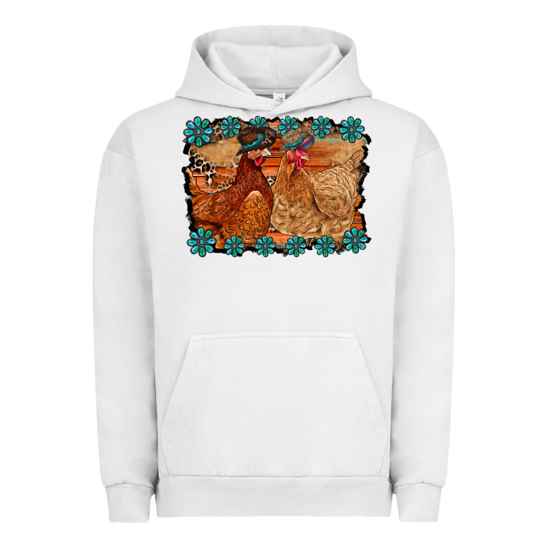 Chicken Western Urban Hoodie by RacoonDesign | Teevron