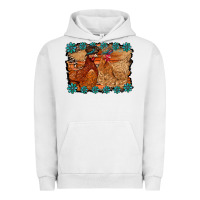 Pigment Lunar Rock chicken western Urban Hoodie - RacoonDesign