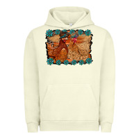 Pigment Pistachio chicken western Urban Hoodie - RacoonDesign