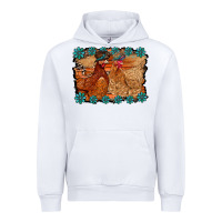 White chicken western Urban Hoodie - RacoonDesign