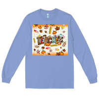 Colony Blue teacher fall Long Sleeve Tee - NancyCooperArtShop