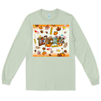 Matcha teacher fall Long Sleeve Tee - NancyCooperArtShop