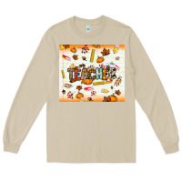 Mushroom teacher fall Long Sleeve Tee - NancyCooperArtShop