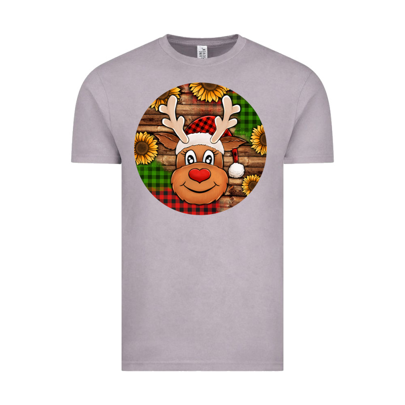 Cute Reindeer Head Christmas Vintage Tee by Jasminsmagicworld | Teevron