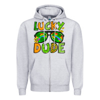 St. Patrick's Lucky Dude Zipper Hoodie | Teevron