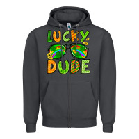 Smoke St. Patrick's Lucky dude Zipper Hoodie - OliviaCreatesArt
