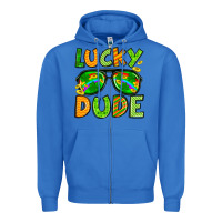 True Royal St. Patrick's Lucky dude Zipper Hoodie - OliviaCreatesArt