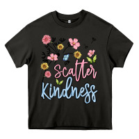 Asphalt scatter kindness Heavy Core Tee - MaliasSmallBusiness