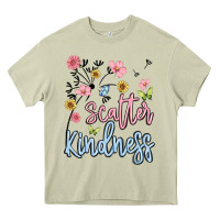 Mossy scatter kindness Heavy Core Tee - MaliasSmallBusiness