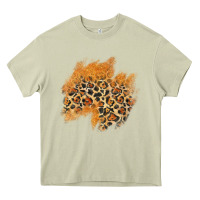 Mossy leopard glitter patch Heavy Core Tee - AdoDesignShop