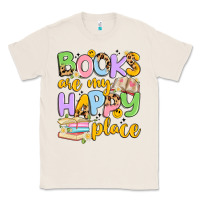 Books Are My Happy Place Classic Tee | Teevron